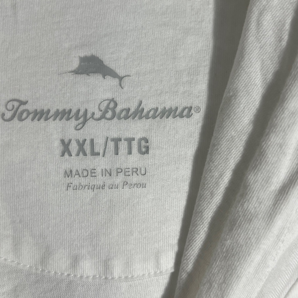 Chicago Bears men’s Tommy Bahama Graffiti Touchdown Pullover Hoodie Sz XXL White - Picture 6 of 7